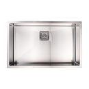 810x505mm Handmade 1.5mm Stainless Steel Undermount / Topmount Kitchen Sink with Square Waste-7