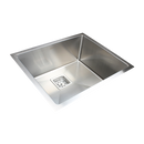 550x455mm Handmade 1.5mm Stainless Steel Undermount / Topmount Kitchen Sink with Square Waste-1
