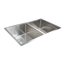 835x505mm Handmade 1.5mm Stainless Steel Undermount / Topmount Kitchen Sink with Square Waste-1