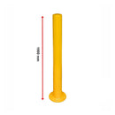 Yellow Heavy Duty Steel Bollard Post-11