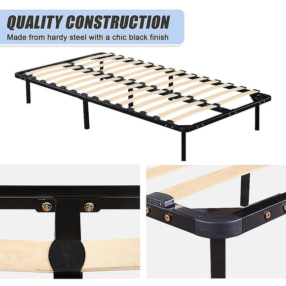 King Single Metal Bed Frame - Bedroom Furniture