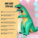 Dinosaur T-Rex Fancy Dress Fan Inflatable Costume Tyrannosaurus Suit-12