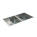 865x440mm Handmade Stainless Steel Undermount / Topmount Kitchen Sink with Waste-7