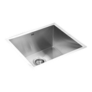 510x450mm Handmade Stainless Steel Undermount / Topmount Kitchen Laundry Sink with Waste-7