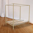 4 Four Poster Queen Bed Frame-2