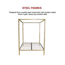 4 Four Poster Queen Bed Frame-11