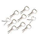 10pc Heavy Duty Steel C-Clamps 6" Mig Welding Locking Plier Vice Grip-2