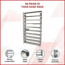 50 Pairs 10 Tiers Shoe Rack-3