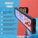 6 Digit Digital Timer Interval Fitness Clock-9