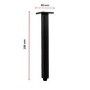 Shower Head Arm Wall Connector Electroplated Matte Black Finish-6