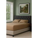 Linen Fabric King Bed Deluxe Headboard Bedhead - Grey-3