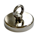Round Neodymium Fishing Magnet with Countersunk Hole and Eyebolt, 500 LBS pull-1