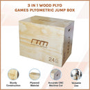 3 IN 1 Wood Plyo Games Plyometric Jump Box-7