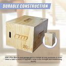 3 IN 1 Wood Plyo Games Plyometric Jump Box-7