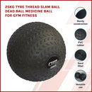 25kg Tyre Thread Slam Ball Dead Ball Medicine Ball for Gym Fitness-5
