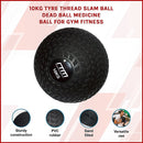 10kg Tyre Thread Slam Ball Dead Ball Medicine Ball for Gym Fitness-4
