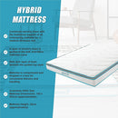 King 20cm Hybrid Mattress – Memory Foam and Innerspring Support-10