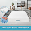 Queen 25cm Gel Memory Foam Mattress – Dual-Layered Comfort with CertiPUR-US® Certified Foam-8