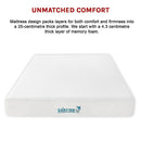 Queen 25cm Gel Memory Foam Mattress – Dual-Layered Comfort with CertiPUR-US® Certified Foam-12