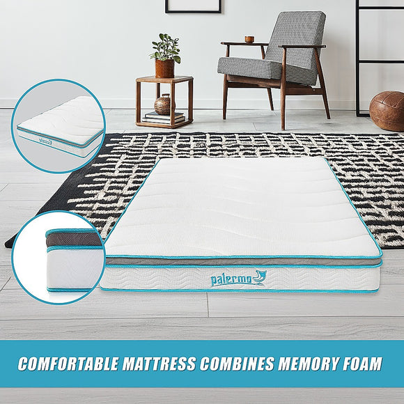 Double 20cm Hybrid Mattress – Memory Foam and Innerspring Support