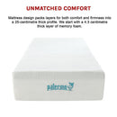 King Single 25cm Gel Memory Foam Mattress – Dual-Layered Comfort with CertiPUR-US® Certified Foam-12