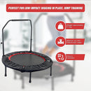 Mini Rebounder Trampoline With Handle Rail-10