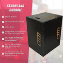 3 IN 1 Black Wood Plyo Games Plyometric Jump Box-10