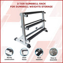 3 Tier Dumbbell Rack for Dumbbell Weights Storage-3