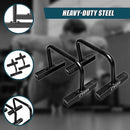 Steel Parallette Bars Push Up & Dip Workouts-7