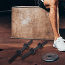 45cm - 1 Pair Dumbbell Bar 25mm Diameter - PVC Coated Dumbell Handle-2