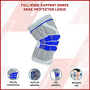 Full Knee Support Brace Knee Protector Large-3