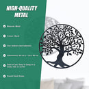 Black Tree of Life Wall Art Hanging Metal Iron Sculpture Garden 60cm-9