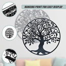 Black Tree of Life Wall Art Hanging Metal Iron Sculpture Garden 99cm-8