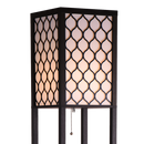 Shelf Floor Lamp - Shade Diffused Light Source with Open-Box Shelves-4