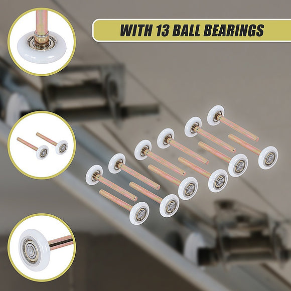 Garage Door Roller / Wheel / Heavy-duty 13 Ball Bearing 12 Pack