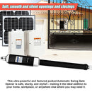 500KG 20W Solar Single Swing Auto Motor Remote Gate Opener-8
