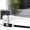 500KG 10W Solar Single Swing Auto Motor Remote Gate Opener-2