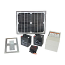 500KG 10W Solar Single Swing Auto Motor Remote Gate Opener-4