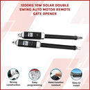 1200KG 10W Solar Double Swing Auto Motor Remote Gate Opener-3