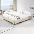 Palermo King Ensemble Bed Base Platinum Natural Sand Linen Fabric-2