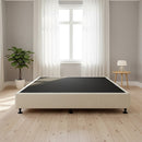 Palermo King Ensemble Bed Base Platinum Natural Sand Linen Fabric-4