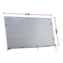3.7m Caravan Privacy Screen Side Sunscreen Sun Shade for 13' Roll Out Awning-8