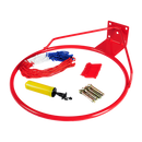 Pro Size Wall Mounted Basketball Hoop Ring Goal Net Rim Dunk Shooting Outdoor-4