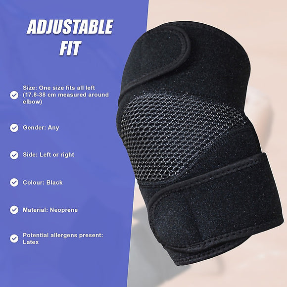 Adjustable Elbow Brace Support - Tennis Elbow, Arthritis
