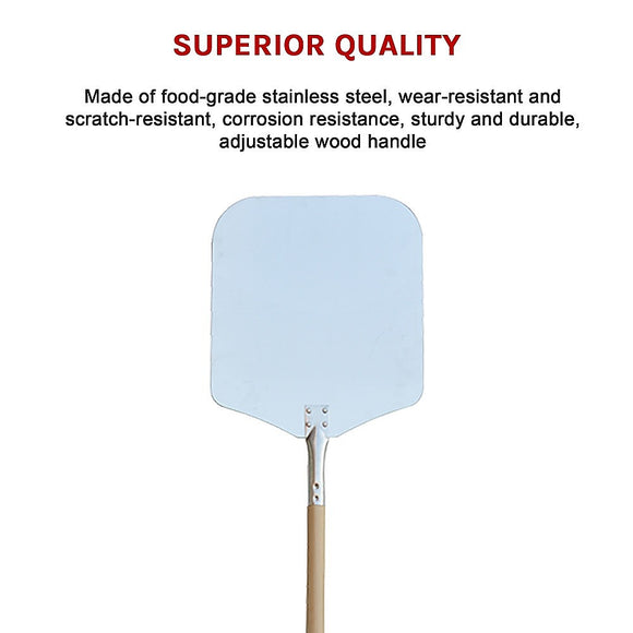 130cm Pizza Oven Peel Paddle Long Wood Handle