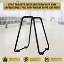 Heavy Duty Body Press Core Bars Push Up Home Gym Parallette Stand-7