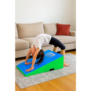 120x60x35cm Foldable Soft Incline Gymnastics Mat Wedge Yoga Gym Balance Training - 0