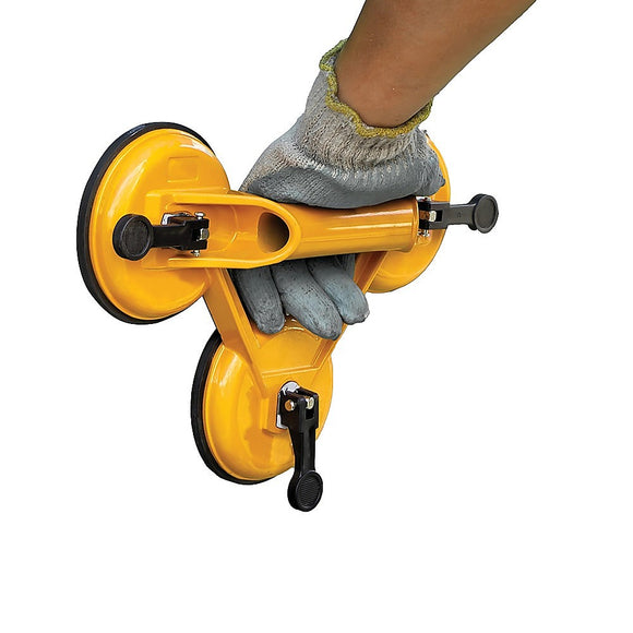2x 150kg Load Aluminum Triple Suction Cup Pad Glazer Glass Sucker Remover Lifter