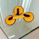 2x 150kg Load Aluminum Triple Suction Cup Pad Glazer Glass Sucker Remover Lifter-5
