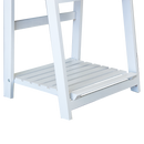 5 Tier Wooden Ladder Shelf Stand Storage Book Shelves Shelving Display Rack-4